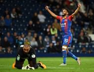 Andros Townsend celebrates his goal